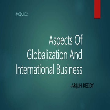 International Business Dynamics module 2 by Nagarjun Reddy
