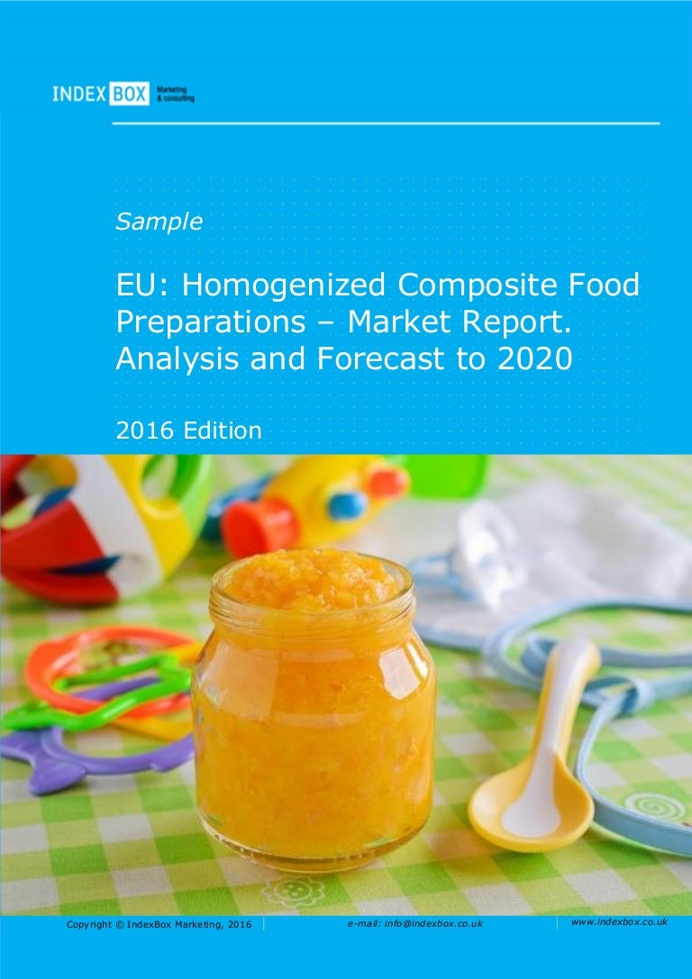EU Homogenized Composite Food Preparations Market Report. Analysis…