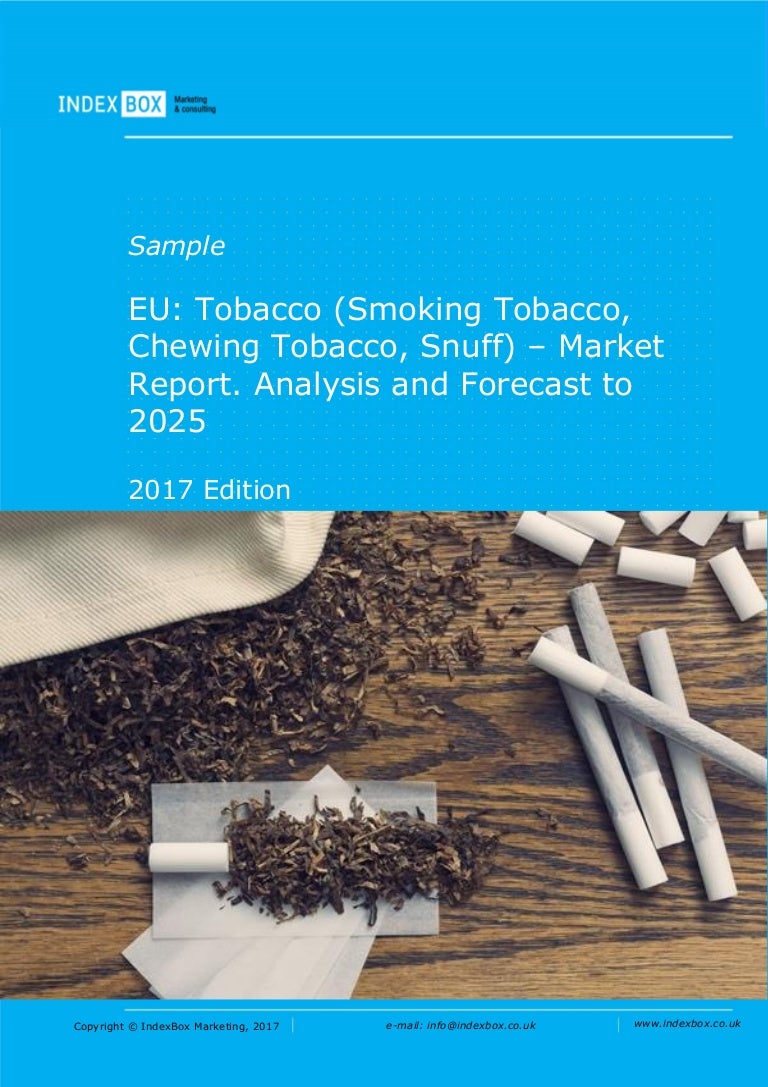 EU Tobacco (Smoking Tobacco, Chewing Tobacco, Snuff) Market Report…