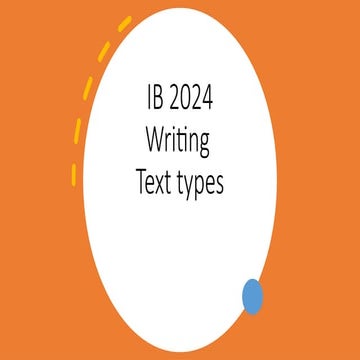 Writing diploma internacional English b HL | PPTX
