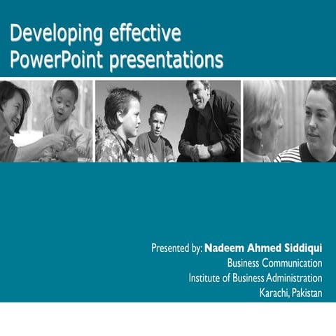 Developing Effective Powerpoint Presentations