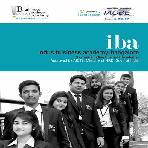 Iba bangalore   2017 prospectus