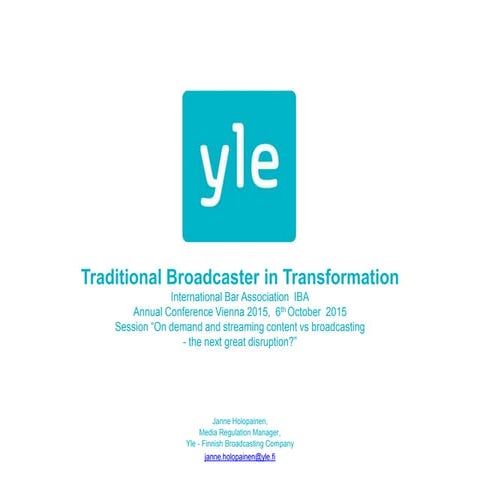 How OTT video platforms impact the traditional French audiovisual value ...