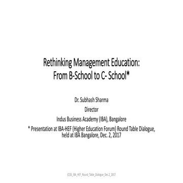 Iba hef round_table_on_management_education_ss_ dec_2017 | PPT