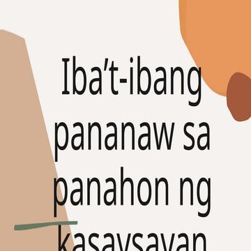 Iba't-ibang pananaw sa panahon ng kasaysayan.pptx