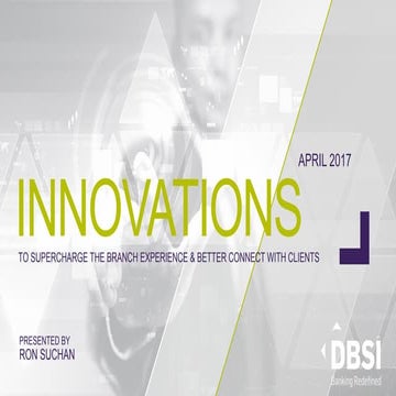 DBSI Branch Transformation Innovations at IBAT FinTech