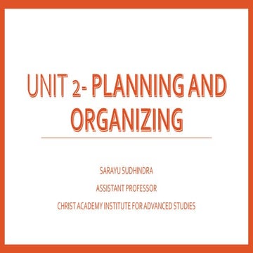 I BBA- Unit 2_ Planning and Organizing- Organizing.pptx
