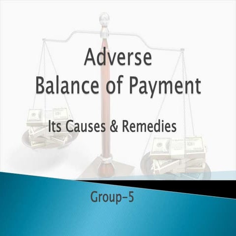 Adverse Balance of Payment