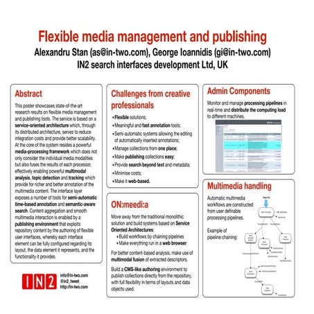 IBC Futurezone 2012 - ON:meedi:a presents flexible media management and publi...