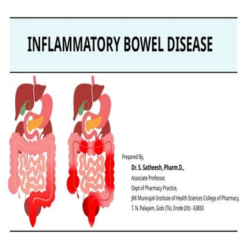 IBD Clinical Overview: Etiology, Symptoms, Diagnosis, and Management | PPTX