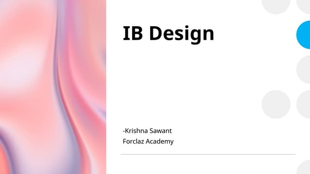 IB Design Artifical intelegence presentation