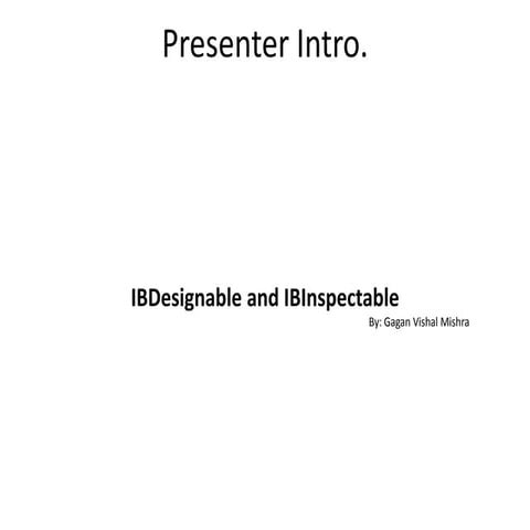 IBDesignable & IBInspectible