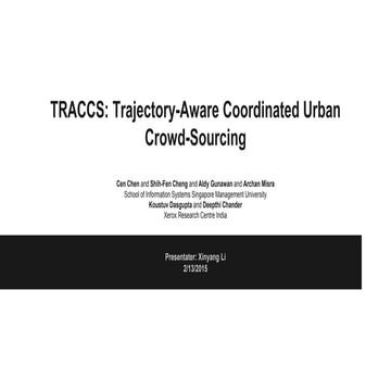 TRACCS presentation | PPTX