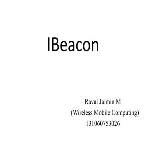 Ibeacon