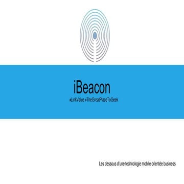 Ibeacon, une technologie à fort enjeux business