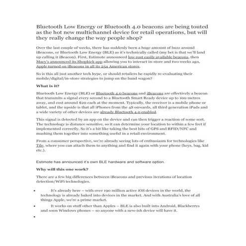 Ibeacons