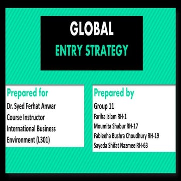Global Entry Strategy