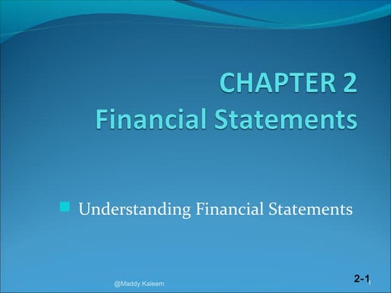 Basic Financial Statements | PPT