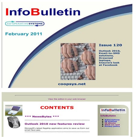 InfoBulletin February 2011