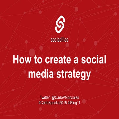 How to create a social media strategy