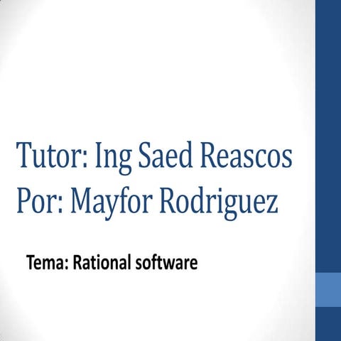 Rational software | PPTX
