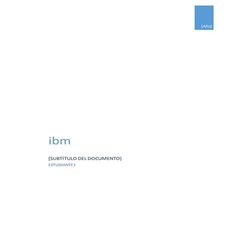 IBM Y EL PROCESO DE TRANSFORMACIÓN A UNA EMPRESA DE SERVICIOS | PDF