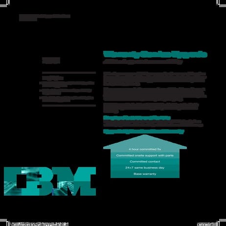 IBM - Warranty service upgrade