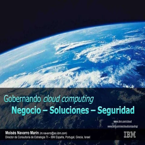 cloud computing : hablemos de negocio - soluciones - seguridad