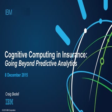 Ibm Cognitive Computing Insurance