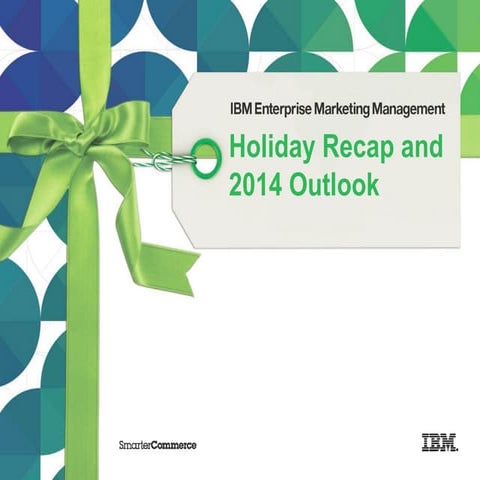 IBM Online Retail Holiday Shopping Recap and 2014 Outlook