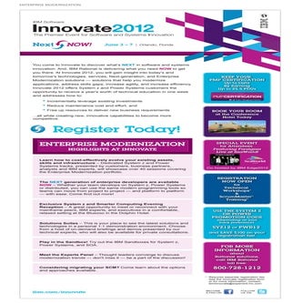 IBM Innovate 2012: Enterprise modernization highlights