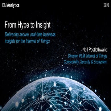 IBM Internet of Things Keynote @ m2m World Congress - April 2015