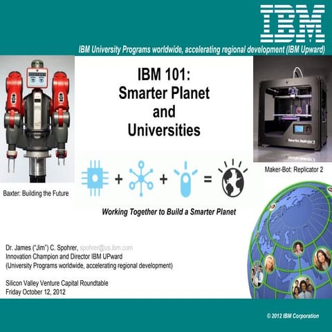 Ibm 101 smarter planet and universities 20121011 v1