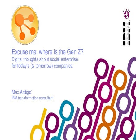 2009 - Sorry, where is the Generation Y?  Context elements for a digital stra...