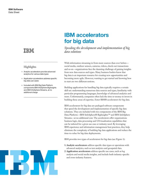 Ibm big data