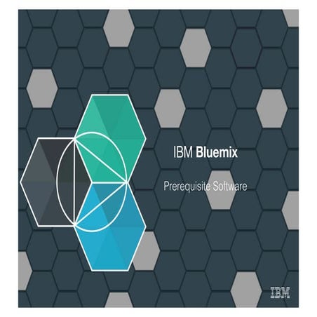 IBM Bluemix prerequisites