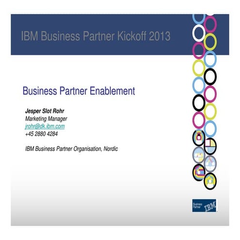 IBM, BP, Kickoff 2013 - BP Enablement