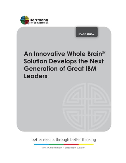 IBM: Accelerating Global New Leader Development