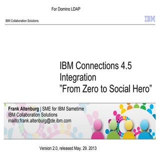 IBM Connections 4.5 Integration - F...