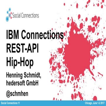IBM Connections REST API Hip-Hop