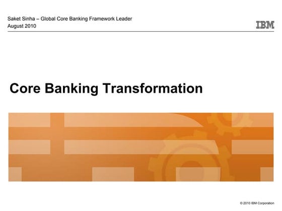 Ibm Banking presentations