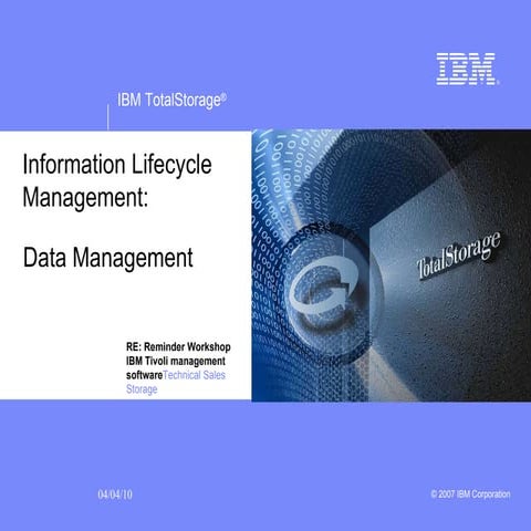 Ibm Data Management 4 Mar 2007