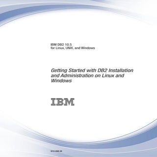 Ibm db2 10.5 for linux, unix, and w...