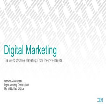 Digital Marketing Session