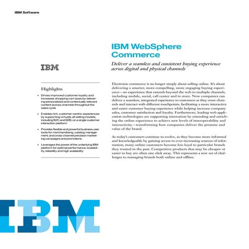 Ibm wcs