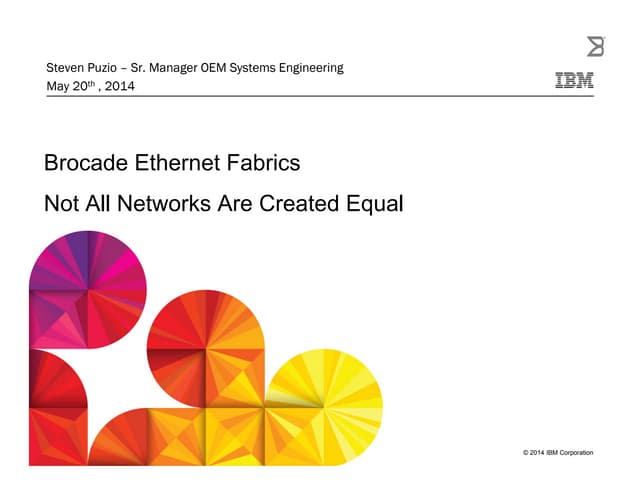 #IBMEdge: "Not all Networks are Equal" 