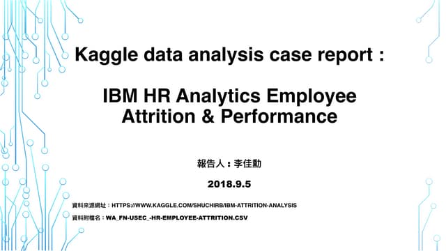 Kaggle Data Analysis Case Report Ibm Hr Analytics Employee Attrition Kaggle Data Analysis Case Report Ibm Hr Analytics Employee Attrition
