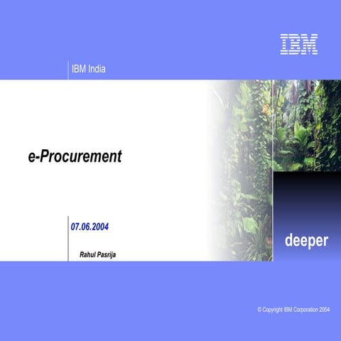 E-Procurement