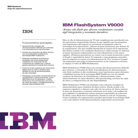 Ibm flash v9000