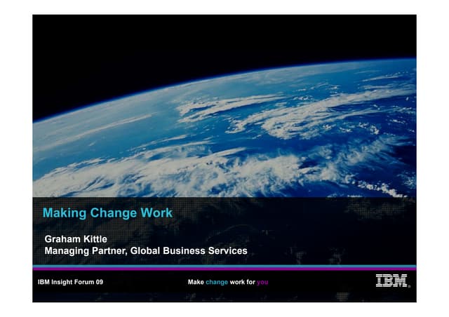Making Change Work